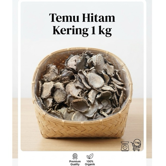 1 kg temu hitam temu ireng kering