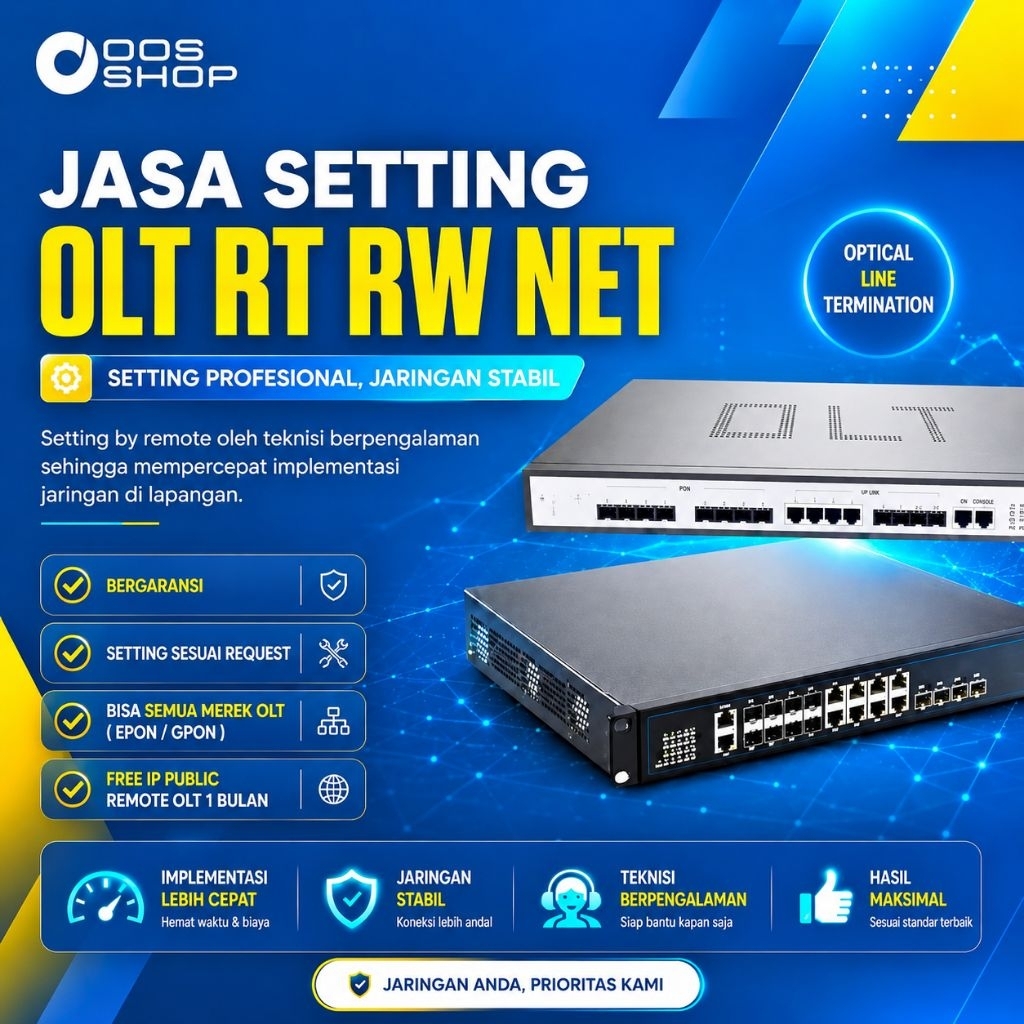 JASA SETTING OLT RT RW NET