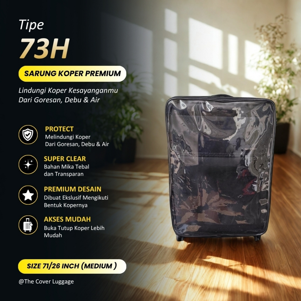 Sarung Koper Fullmika khusus koper Samsonite 73H Size 78/29 Inch (Large)