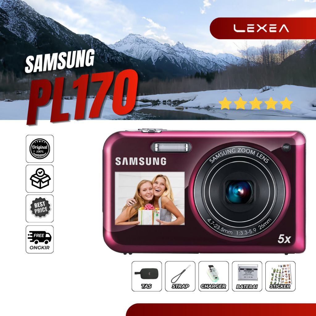 DIGICAM SAMSUNG PL 170 KAMERA POCKET