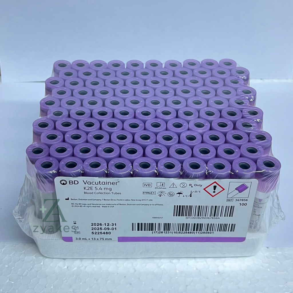 Tabung Vacutainer K3 EDTA 3ml 13x75mm BD Pet Tube