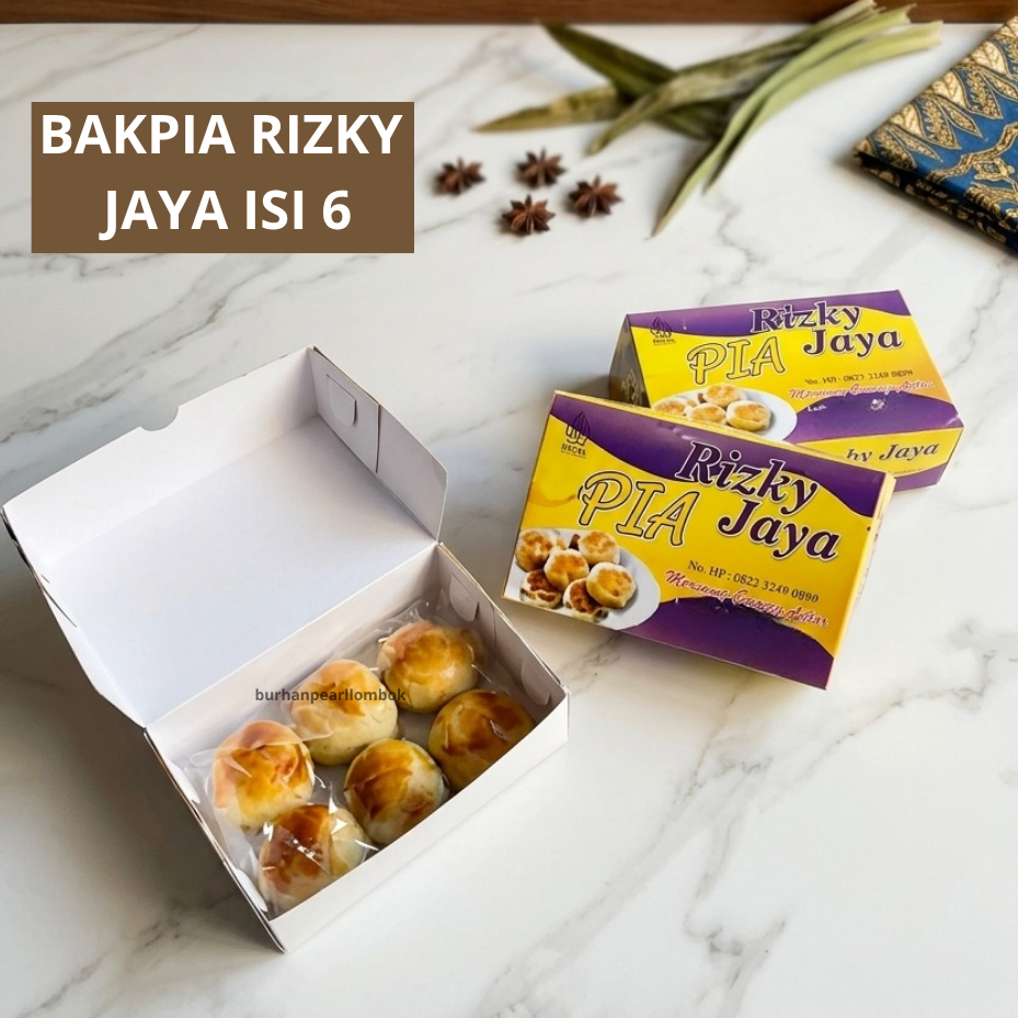 Bakpia Rizky Jaya Premium - Kulit Crispy Lembut di Dalam Khas Nganjuk Isi 10