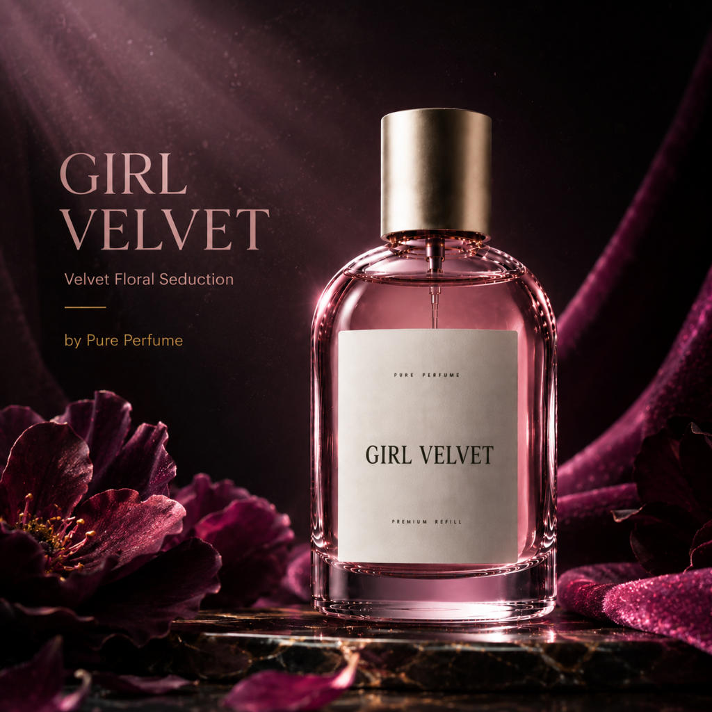 PURE PERFUME Girl Velvet | Rose Cocoa Velvet Seduction