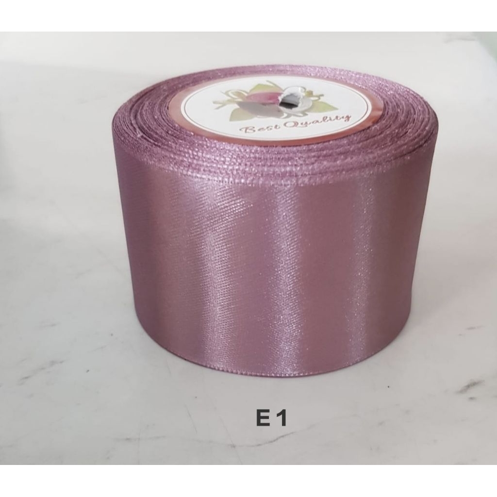 Pita Kain Satin ukuran 5 cm/Pita Gulungan ukuran 5 cm
