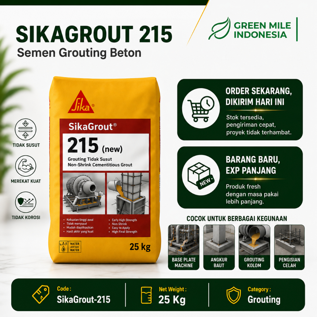 SikaGrout 215 25kg Semen Mortar Grouting Sika Grout