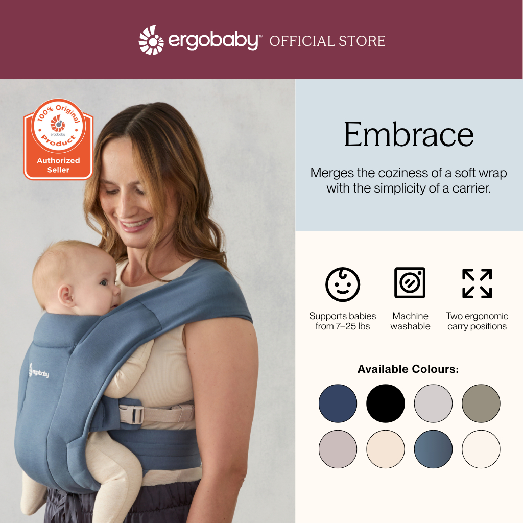 Ergobaby Embrace Carrier - Oxford Blue