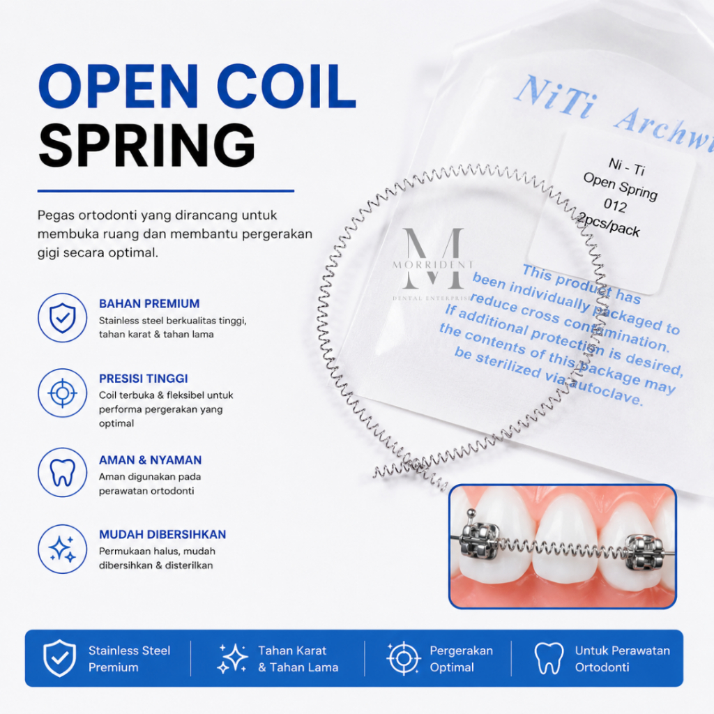 MORRIDENT - Open Coil Spring Dental Orthodontic NiTi Premium