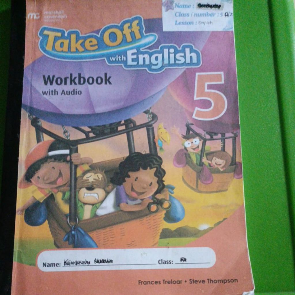 Buku Bahasa Inggris Take Off with English grade 5 SD preloved