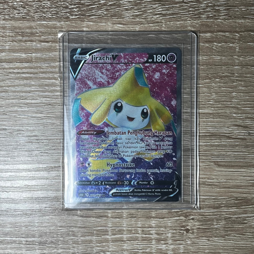 Kartu TCG Pokemon Jirachi V SR Indonesia