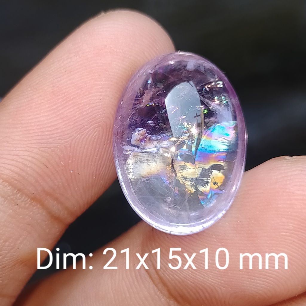BATU KECUBUNG PELANGI UNGU  ASLI NATURAL koleksi lainnya cincin Wulung giok opal new akik bacan doko