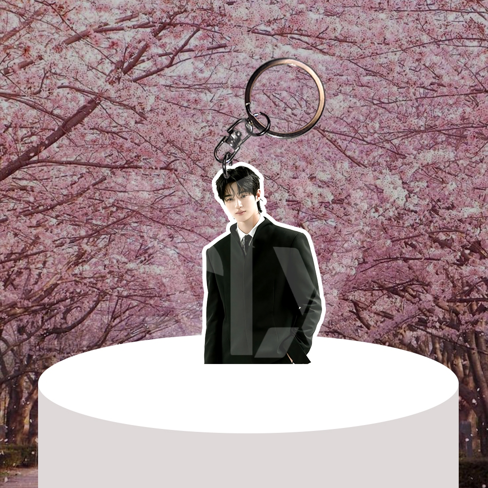 Gantungan Kunci / Gantungan HP Aktor Drakor Byeon Whoosik - Ganci Akrilik - Keychain