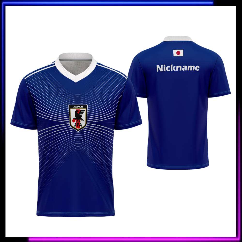 Jersey Jepang 26 Away - Baju Bola Suporter Jepang - Jersey Timnas Jepang Custom Nama