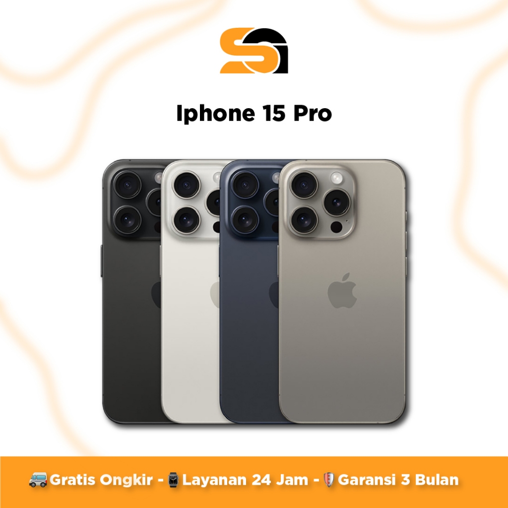 (KHUSUS CICILAN ) Iphone series 15 PRO/PRO MAX Second Like New ORI INTER