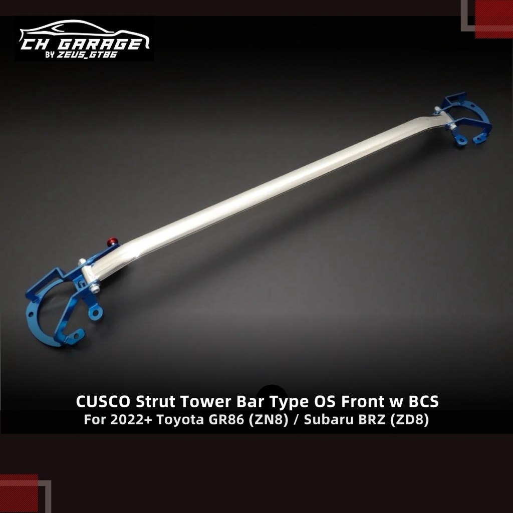 CUSCO Japan Front Tower Strut Bar Hybrid with BCS Toyota 86 GR86 Subaru BRZ ZN6 ZC6 ZN8 ZD8 FT GT GR