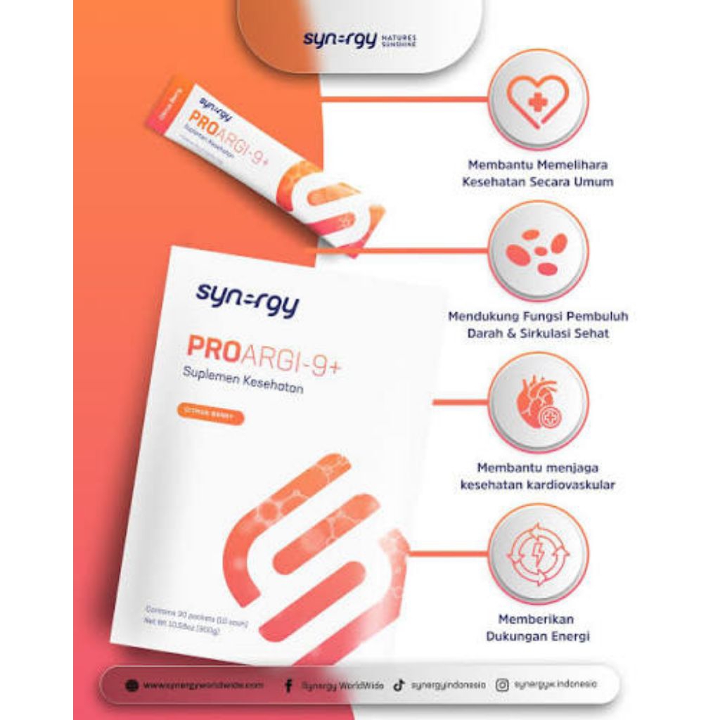 (produk original) Synergy Proargi 9 Plus Asli - proargi 9 plus original - Suplemen Kesehatan Jantung