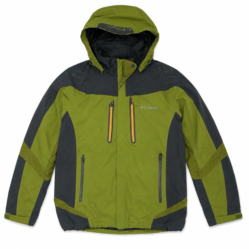 Columbia Omni-Tech Waterproof Gorpcore Jacket Army Green