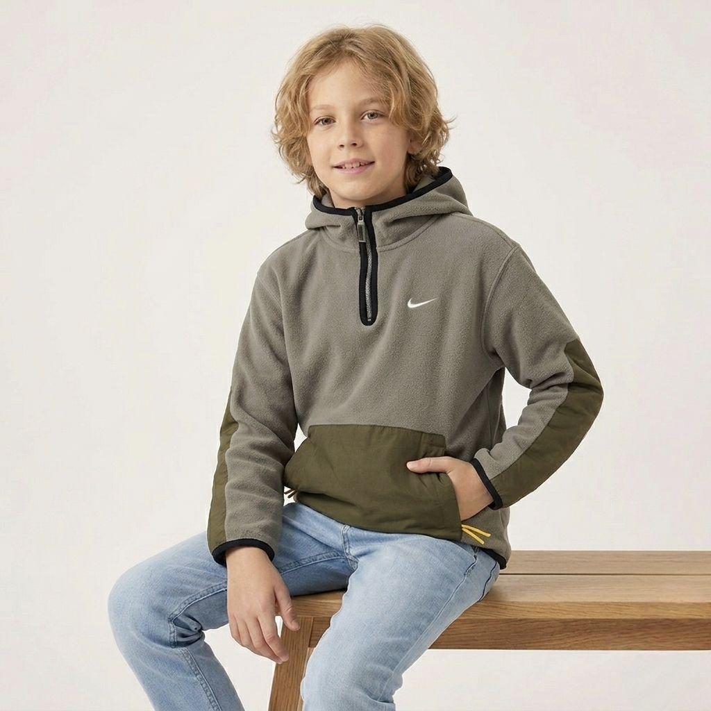 Jaket Anak Laki Laki Acg Ceklis Polar colour Block Original