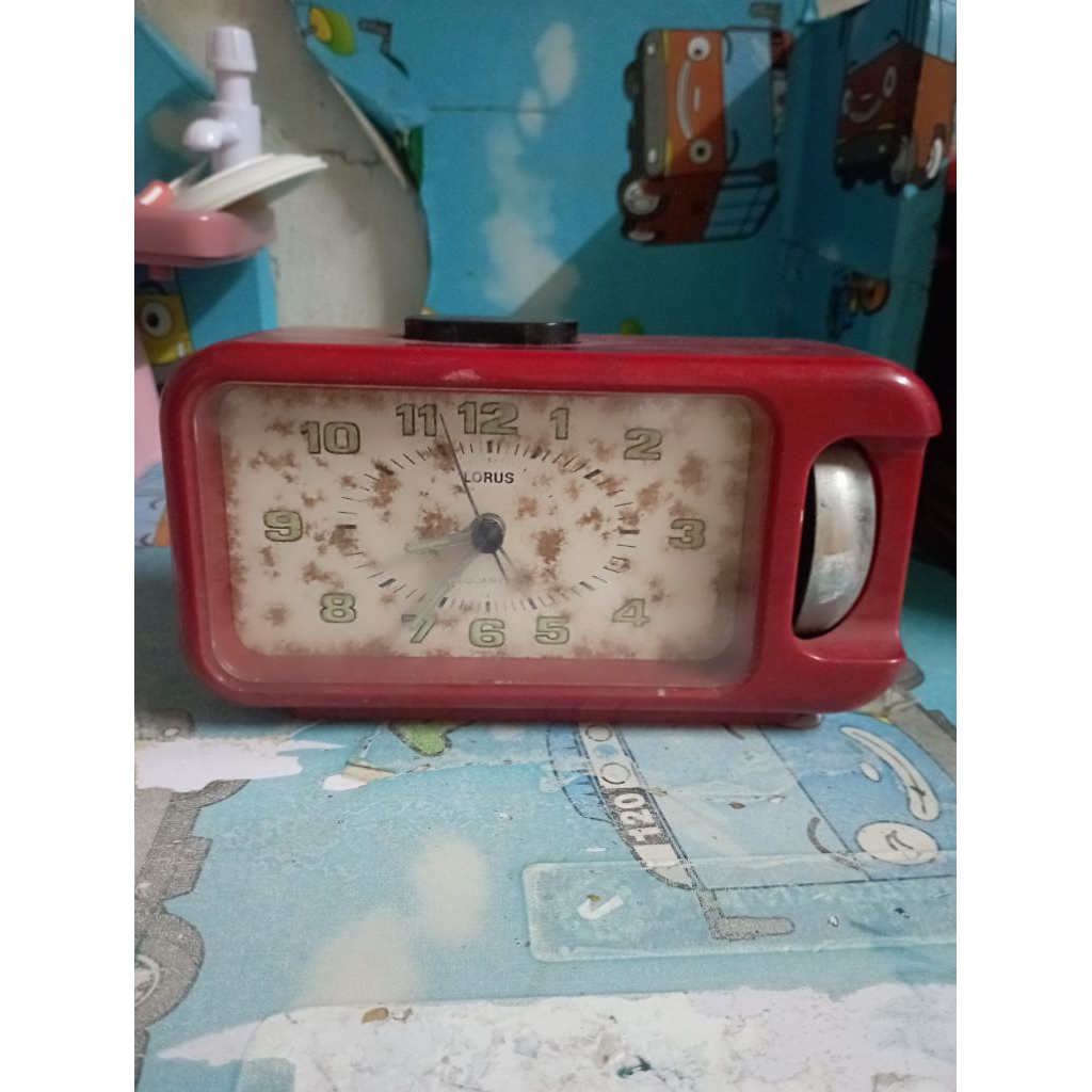 Jam lorus vintage meja alarm vintage