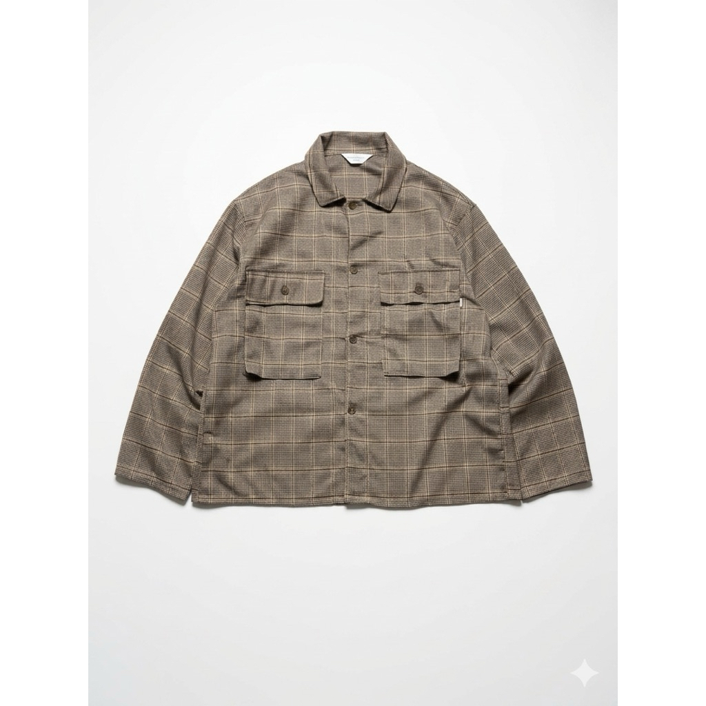 Lafudge store plaid outer shirt jacket