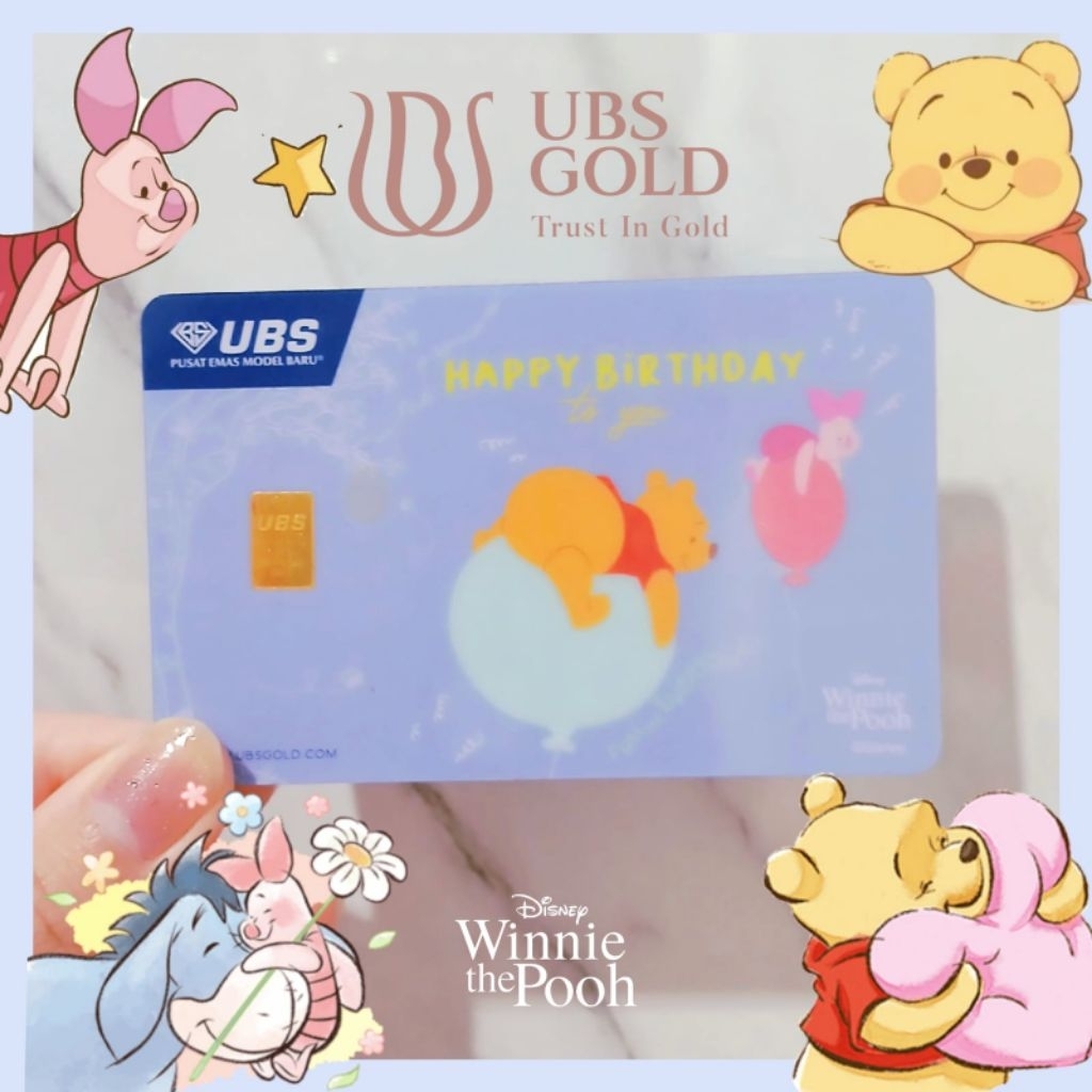 UBS Gold 0.25 gr disney winnie the pooh