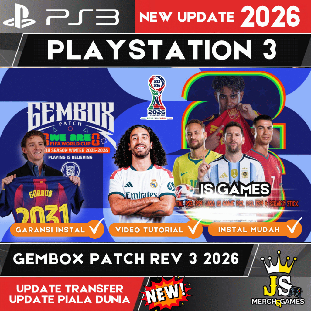 ( TERBARU RILIS 2026 REV 3 ) VIA LINK - GAME PS3 - PKG FILE - FULLGAME - GEMBOX PATCH 2026 NEW UPDAT