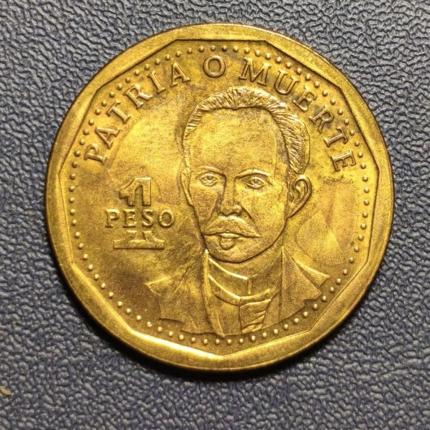 Koleksia Koin Asing Cuba 1 Peso