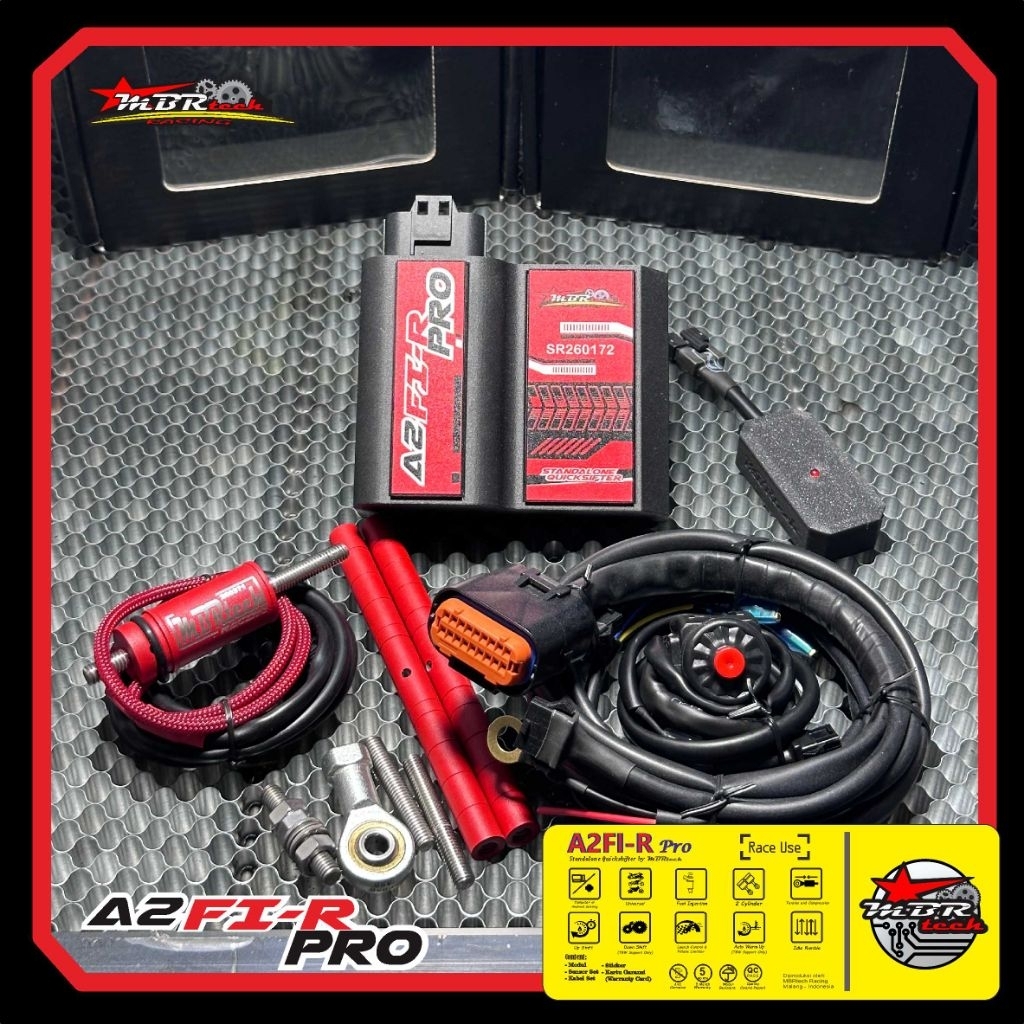 A2FI-RK PRO Quickshifter, Idle Rumble, Launch Control & Ptilane Limitter Race Use 2 Cylinder FI Kawa
