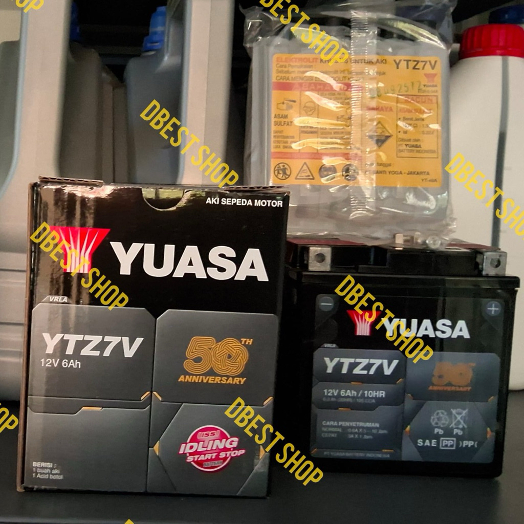 Aki YTZ-7V MF Motor Yamaha NMAX 155 / AEROX 155