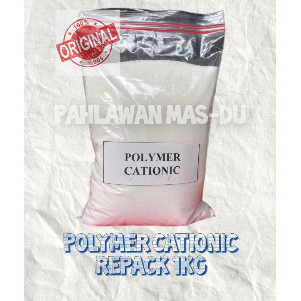 POLYMER CATIONIC 1KG / CPAM / POLIMER KATIONIK / POLYACRYLAMIDE CATIONIC 1 KG