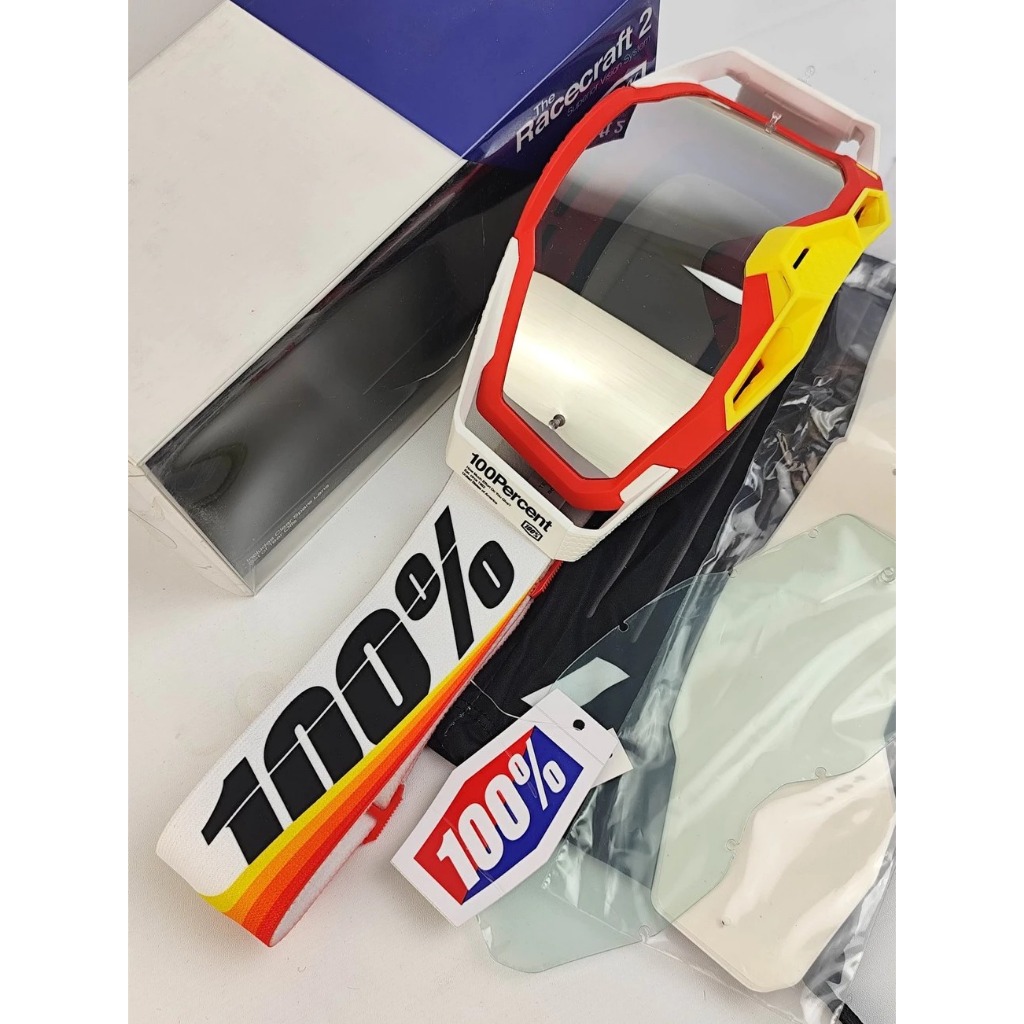 GOGGLE 100% RACECRAFT 2 GOGGLE 100 PERCENT MOTOCROSS ORIGINAL