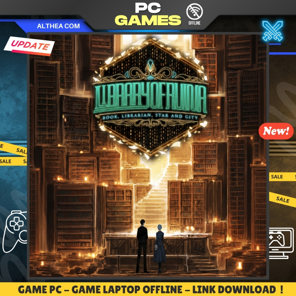 LIBRARY OF RUINA - DECKBUILDING - RPG - STRATEGY - GAME PC / LAPTOP - OFFLINE - ALTHEA COM