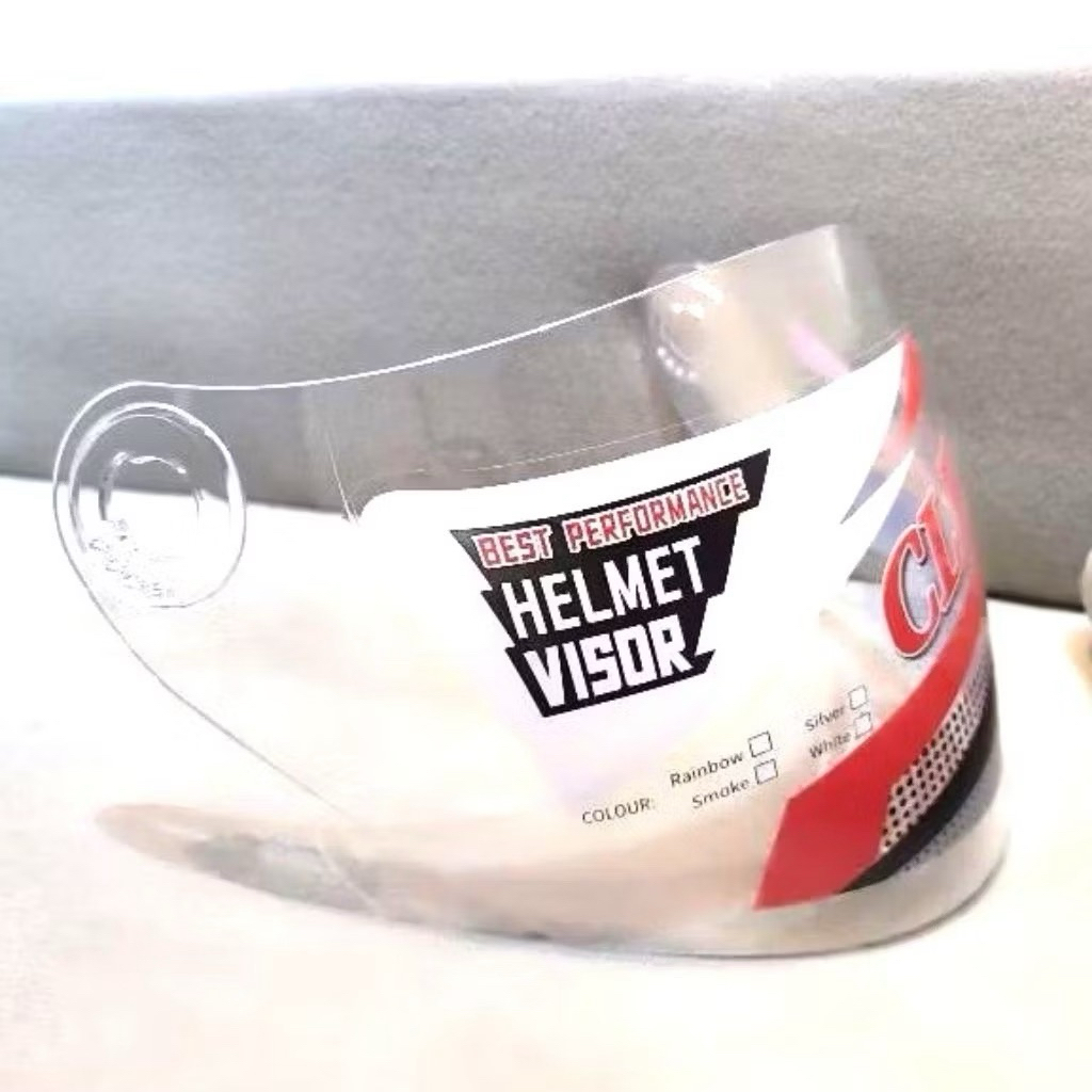 Kaca helm bmc milan visor helm bmc milan bening / putih / clear