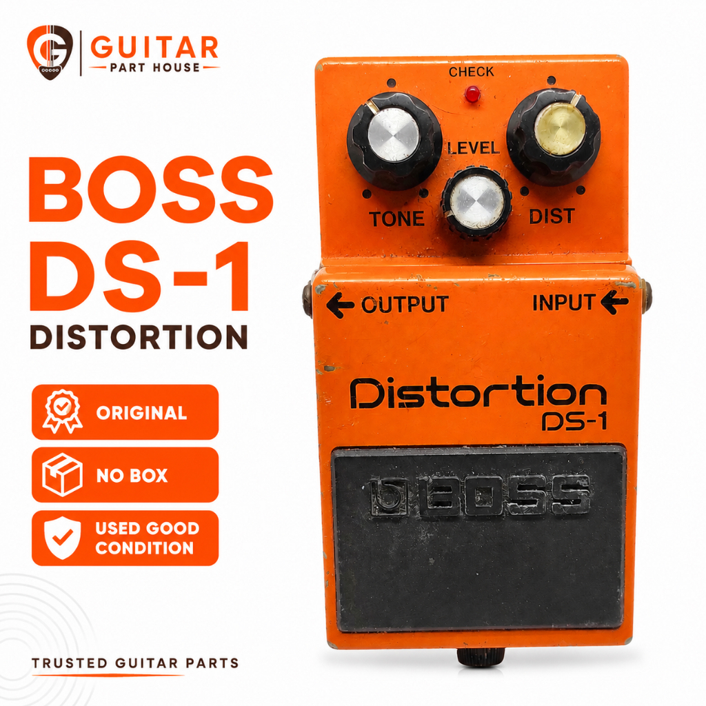 BOSS DS-1 Distortion Pedal Orange Original | Efek Gitar Distortion Classic Tone | Second Bekas No Bo