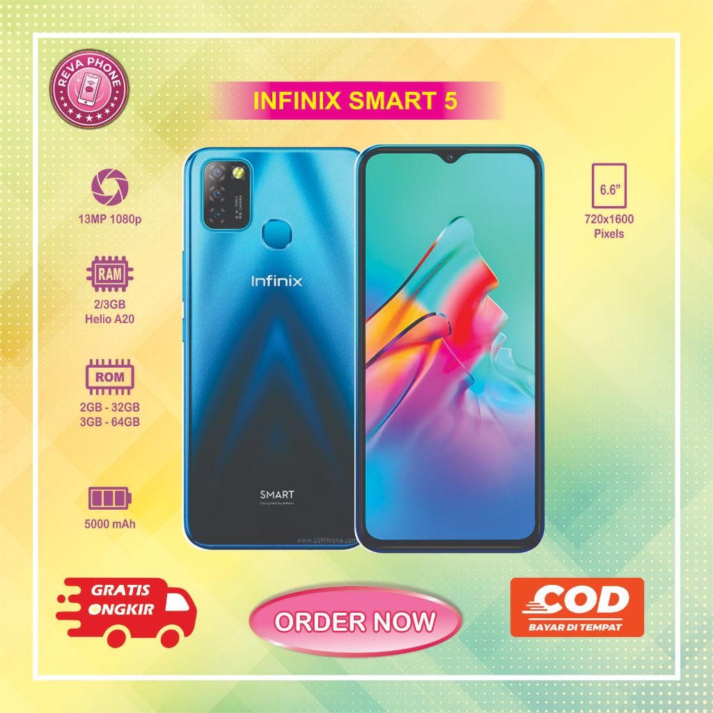 HP INFINIX SMART 5 Normal second siap pakai