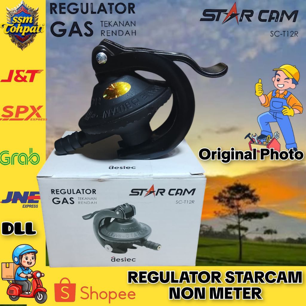 REGULATOR NON METER STARCAM | REGULATOR TUAS STARCAM | REGULATOR GAS STARCAM