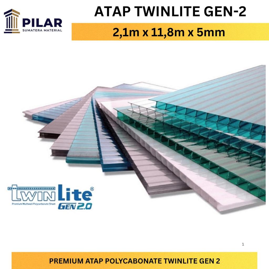 Polycarbonate Twinlite Gen 2 Tebal 5 mm - Premium Polycarbonate Twinlite Gen 2 - 5mm