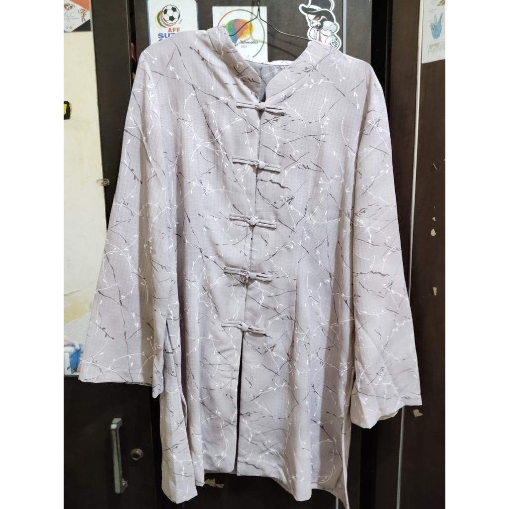 ONE SET LILAC MOTIF (tunik dan celana)