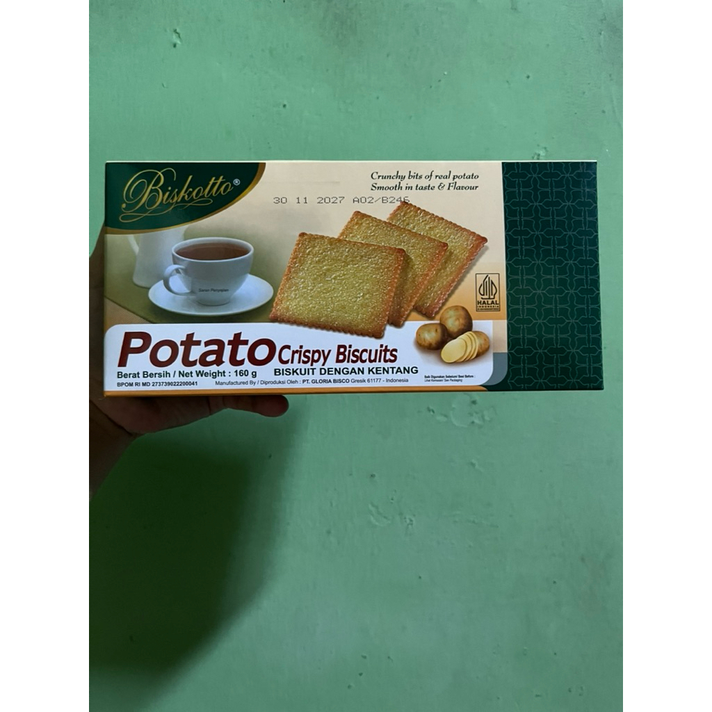 Biscotto Potato Crispy BOX 160gr