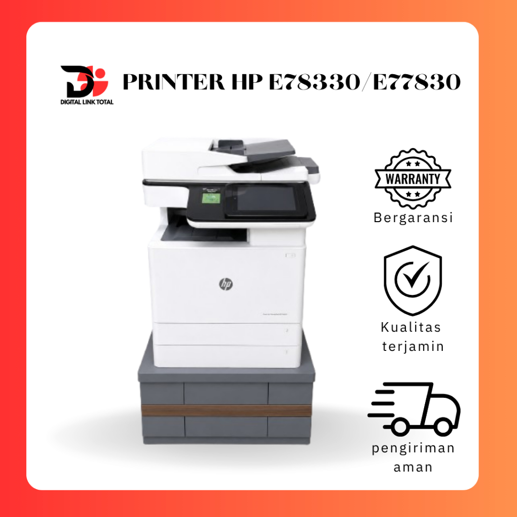 Printer A3 Warna hp laserjet managed flow mfp E78330 Mesin fotocopy bekas