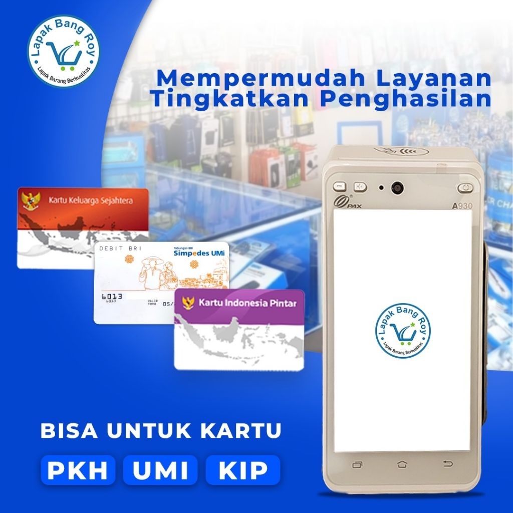Mesin EDC Mini ATM Bank NOBU || Paket sudah Agen saja Mini ATM || Type PAX A930