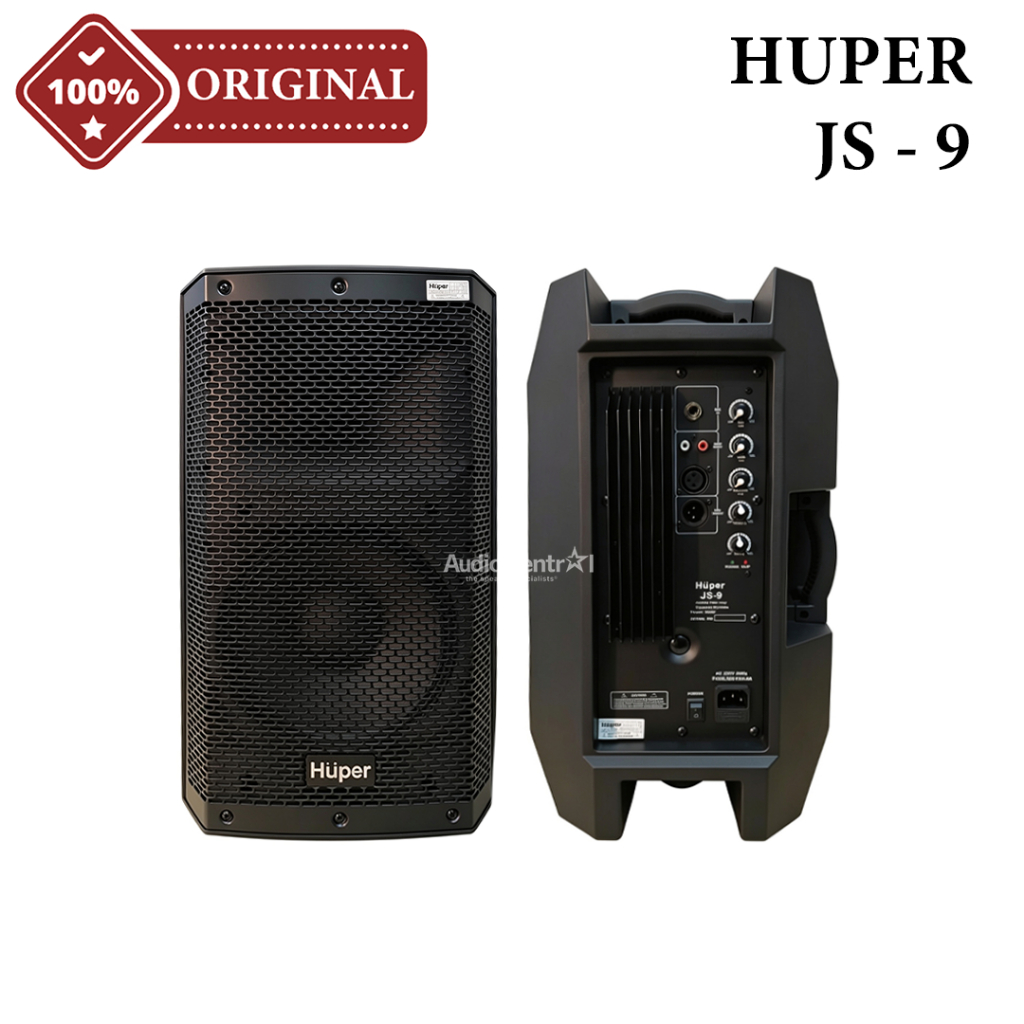 Speaker Aktif 10 Inch HUPER JS9 Active Speaker 300 Watt Original Harga 1 Unit