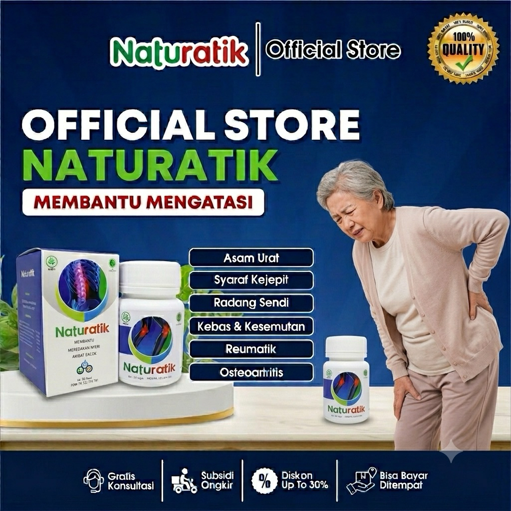 Naturatik - 1 Botol Isi 30 Kapsul