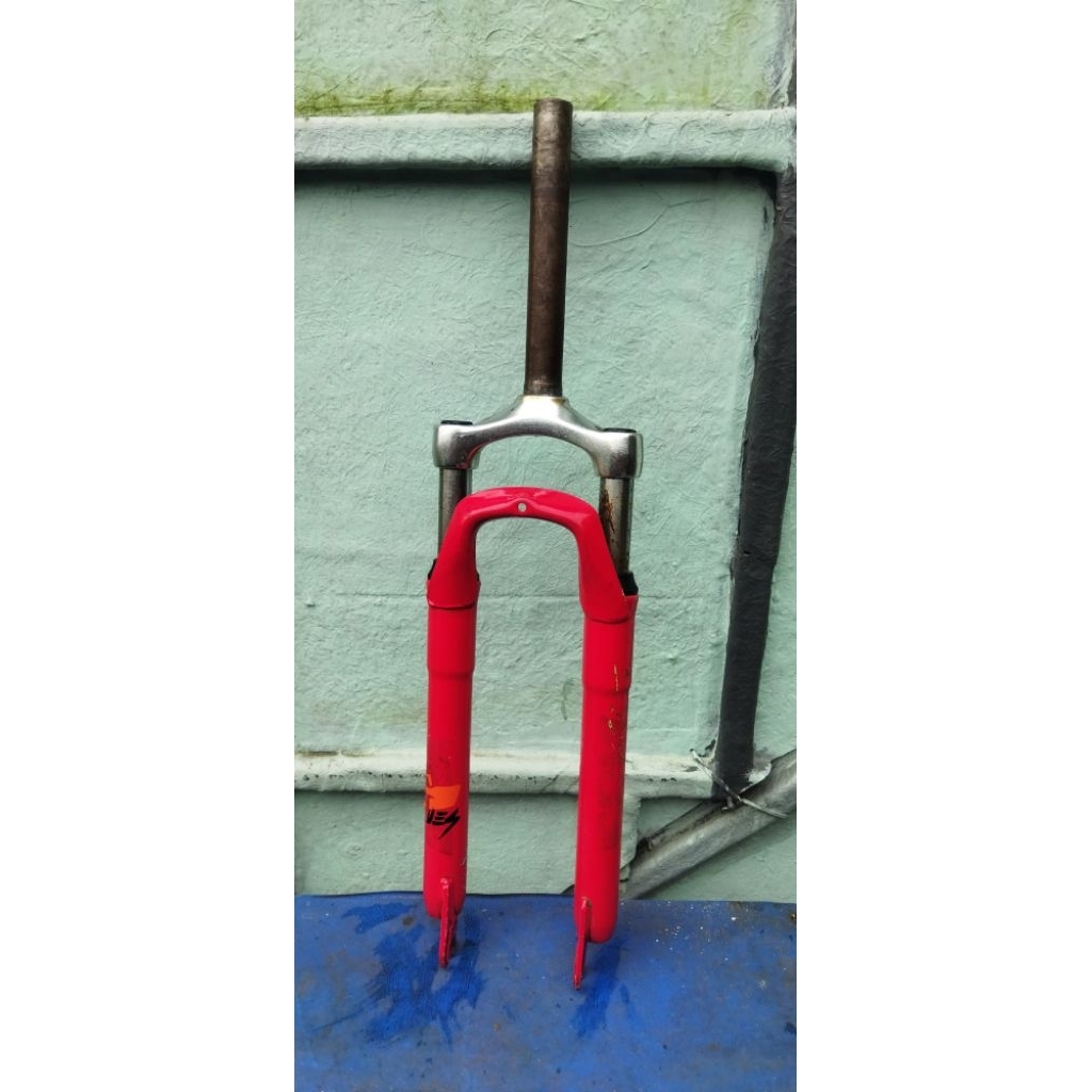 Fork OS sepeda 26 travel 80mm