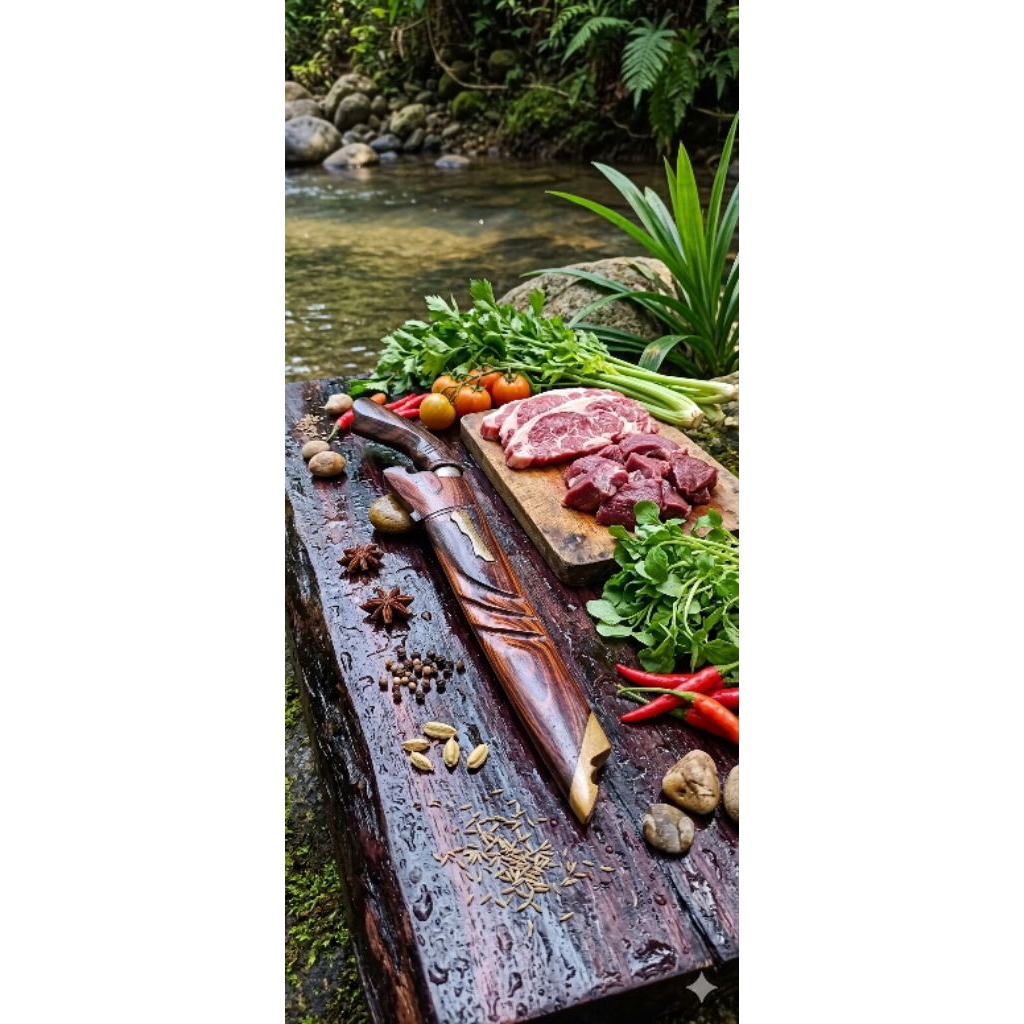 pisau dapur terbaik kayu rengas kinclong dan menawan