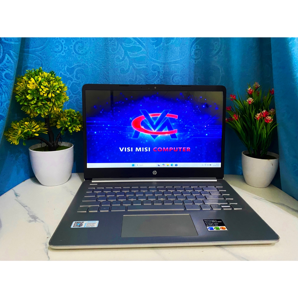 LAPTOP HP 14S SECOND | INTEL CELERON N4500 | RAM 8GB DDR4 | SSD 256GB | KEYBOARD BACKLITE | SIAP PAK