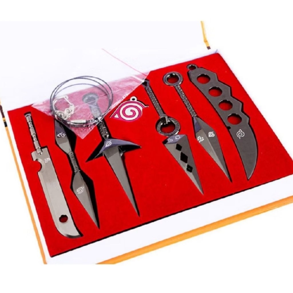 weapon set naruto shipudden mainan set kunai naruto minato aksesoris mainan naruto pajangan weapon s