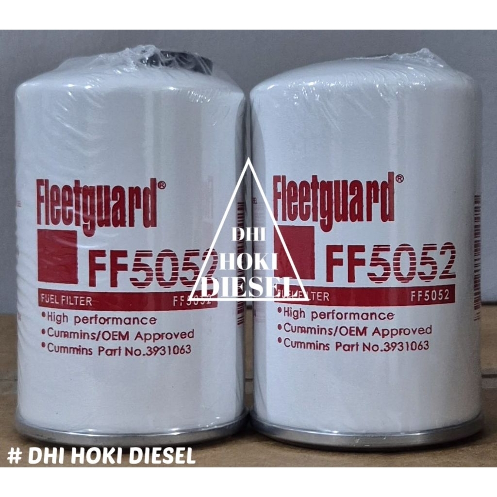 FF5052 / FF 5052 / FF-5052 Fuel Filter Fleetguard [ SABLON MERAH ]