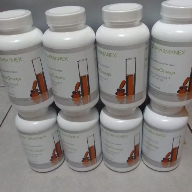 1 Botol Marine Omega original suplemen 120Kapsul Reastock