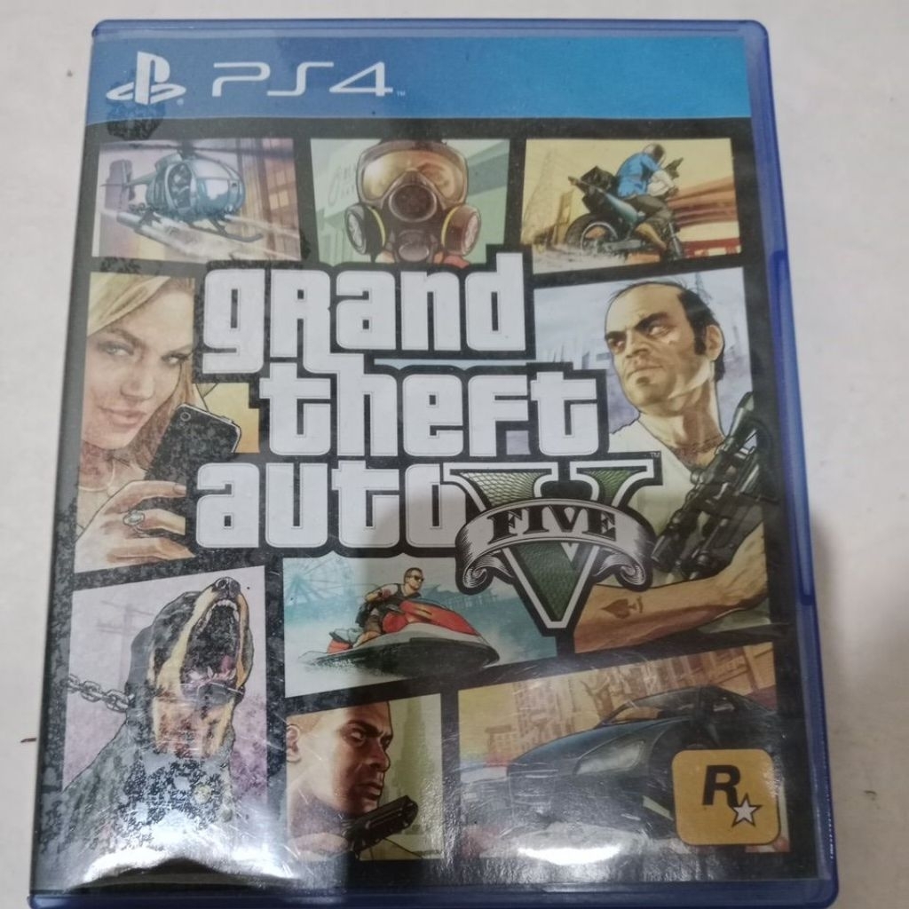 BD kaset ps4 gta5 second