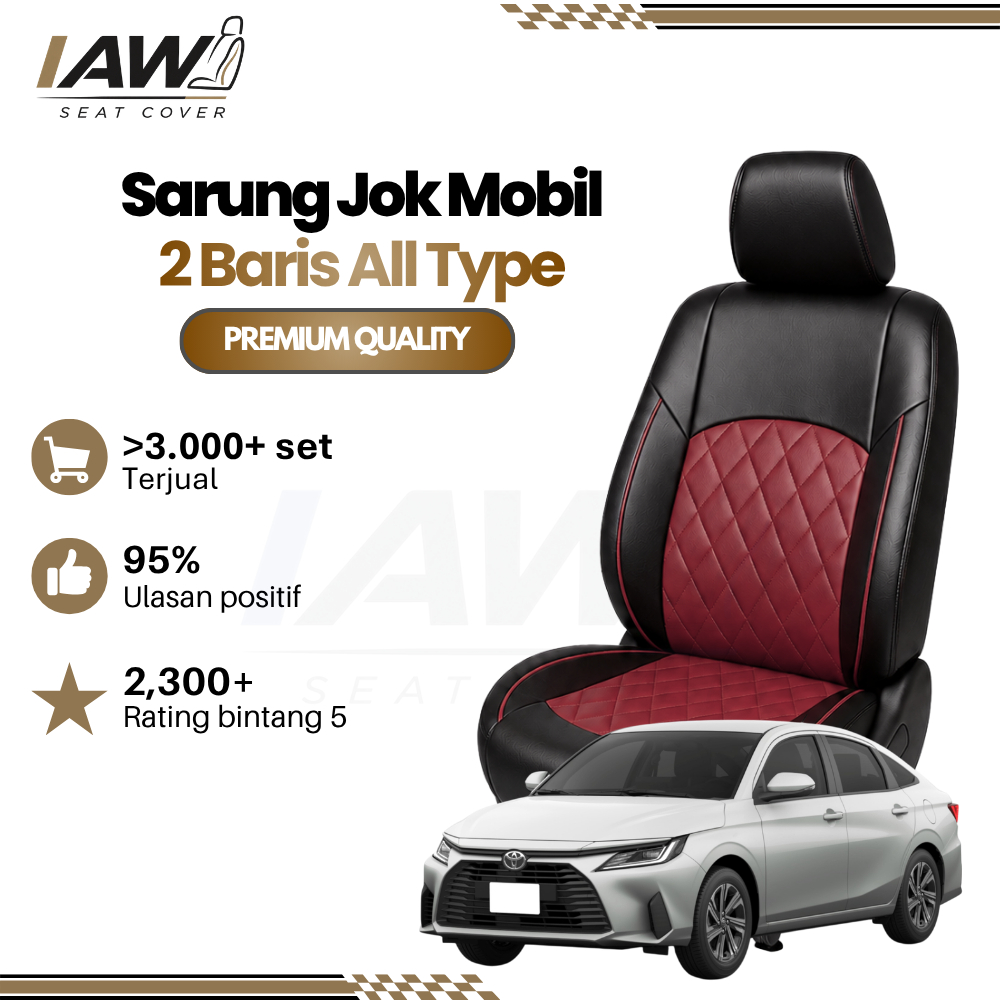 SARUNG JOK MOBIL AYLA 2022-2025 BAHAN CHEROKEE AP FORCE